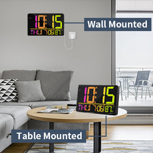 led clock digital