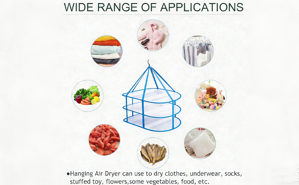 Folding Mesh Clothes Drying Rack