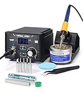 YIHUA 939D+ Digital Soldering Station, 75W Equivalent with Precision Heat Control (392°F to 896°F...