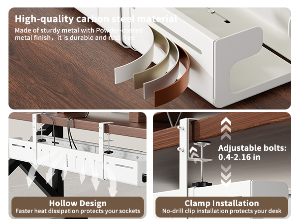 cord organizer standing desk