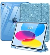MoKo for iPad (A16) 11th Generation Case 11-inch 2025, iPad 10th Generation Case 2022 with Left P...