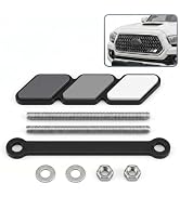 Pniwuno Car Tri-Color Grille Decor Badge, Truck Emblem Label Decoration, Universal for Most Truck...