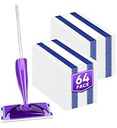 GLIMGLINT Mop Pad Refills Compatible with Swiffer Wet Jet, 4-Layer Thickened & Super Absorbent, W...