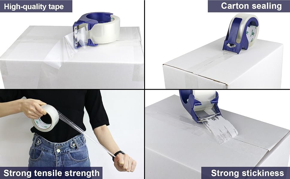 Clear Packing Tape - 1100 Yards Per Roll