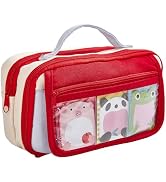 XUGUXA Cute Pencil Case for Kids, Colorful Girls Pencil Pouch with Handle, Soft Zipper Crayon Box...