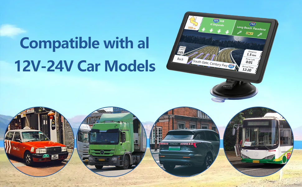 Speed limit, height limit, turn alerts