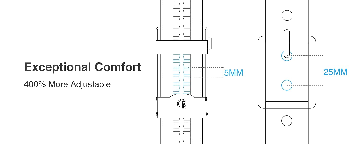 Mission belt strap/slide belt strap/ Click belt strap/without buckle/no buckle