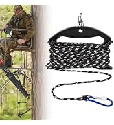 32 Ft Bow Rope for Treestand – Heavy-Duty Hunting Rope with Reflective Design, Adjustable Hoist R...