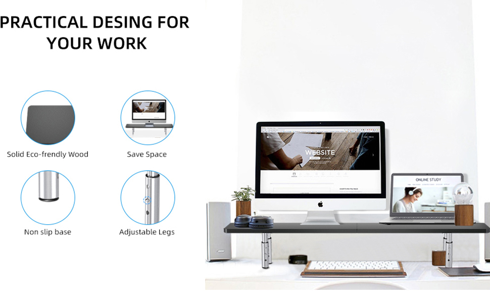 monitor stand riser