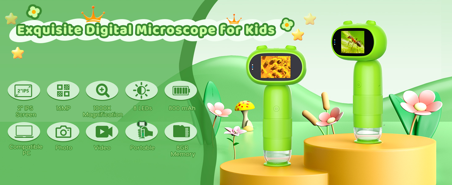 handheld microscope for kids