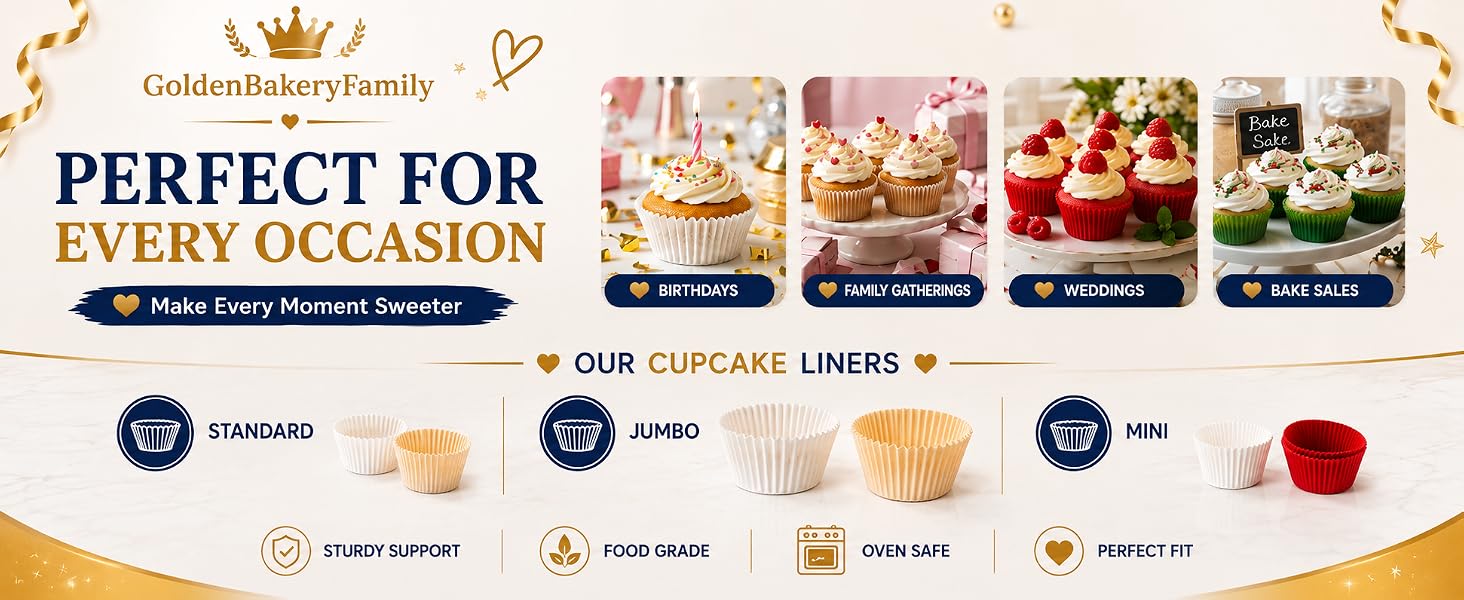 muffin liners for baking