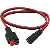 Halokny 14AWG DC 5.5mm x 2.1mm Power Plug Extension Cable Connector for Generator Backup Battery ...