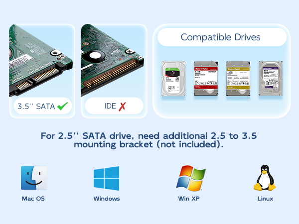 aluminium 2 bay hdd RAID hard drive enclosure with fan