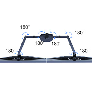 DUAL MONITOR ARM STAND