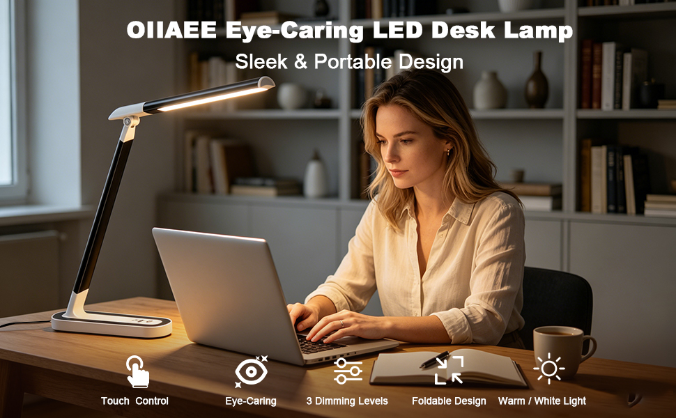 OIIAEE led desk lamp