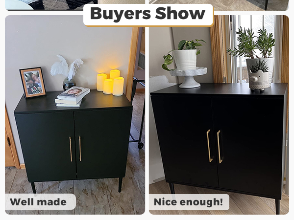 black cabinet