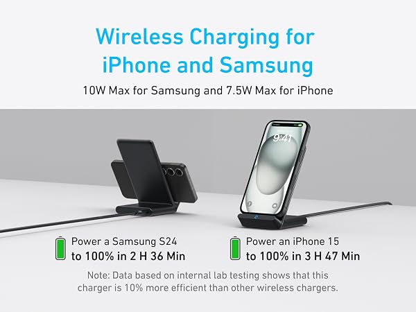 wireless charging for iphone and samsung