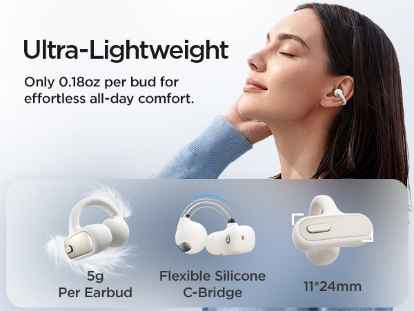 clip-on open-ear earbuds