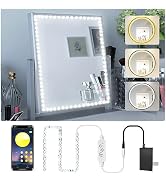 Daymeet Led Vanity Mirror Lights, 13ft Led Lights for Mirror, Dimmable Color & Multi-Color Bright...
