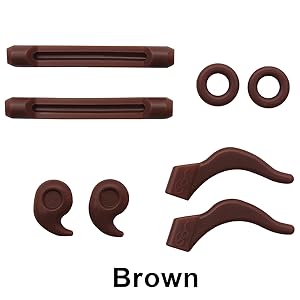 brown glasses protector from sliding
