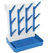 Ariseno Baby Bottle Drying Rack, Vertical Space Saving Countertop Holder - Large Capacity for 12 ...