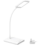 TROND Desk Lamp, Bright Dimmable Eye-Caring Table Lamp, 3 Color Modes 7 Brightness Levels, Flexib...