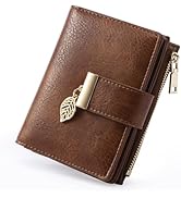 yiijay Small Wallet Women RFID Blocking Leather Bifold Wallet Credit Card Holder for Women Ladies...
