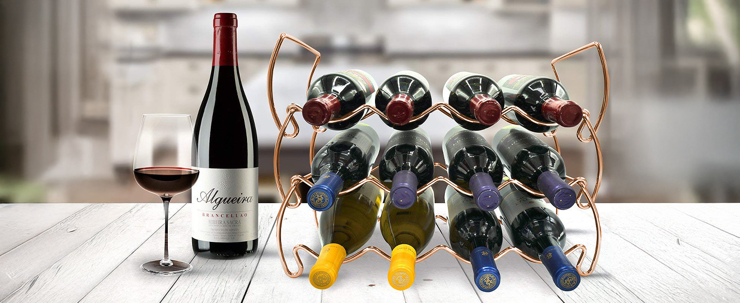 wine bottle holders metal rack insert for cabinet tabletop inside racks countertop holder