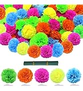 YGbridge Artificial Marigold Flowers, 60Pcs Marigold Fake Flowers, Silk Flowers for Day of The De...