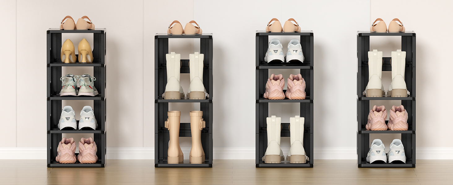 narrow shoe rack