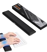 Cooling Gel Keyboard Wrist Rest, Ergonomic 17.13” Full-Size Wrist Support