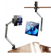 Briteroh Aluminum Foldable Arm Tablet Stand, 360° Rotatable Phone Holder iPad Stand, Adjustable T...