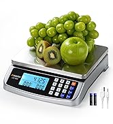 Atogou 66lb Food Scale, Commercial Kitchen Scale with Price Computing