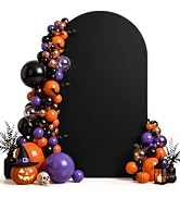 Moosfor 7.2FT Arch Backdrop Cover, Double-Sided Fitted Backdrop Stand Cover | Spandex Stretchy Ba...