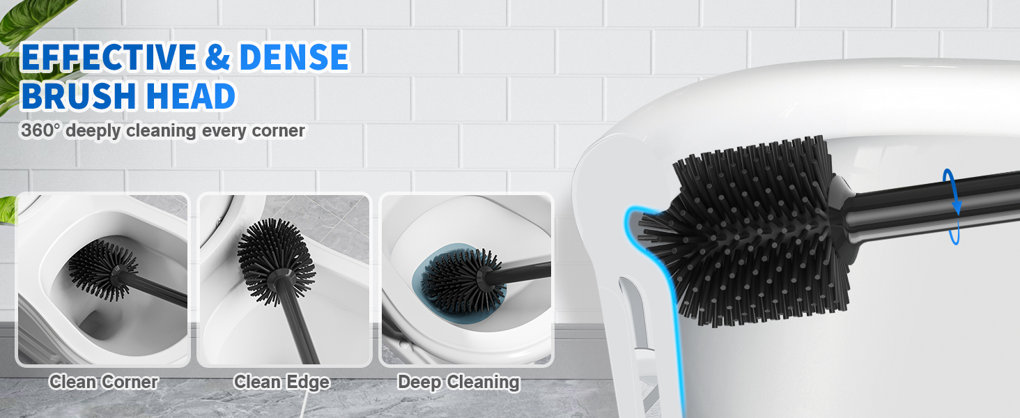 toilet plunger and brush set