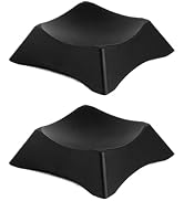 Rosojodg 2Pcs Black Ball Stand Display Stand, Sports-Related Display Cases, Plastic