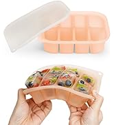 haakaa Silicone Baby Food Freezer Tray with Lid by haakaa - Perfect Storage Container for Homemad...