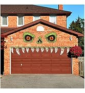 CCINEE Halloween Monster Face Decoration,Large Size Eyes Fangs and Nostril Outdoor Decor for Hall...