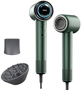 Tideway Hair Dryer Professional High-Speed Ionic Blow Dryer 110,000 RPM, Compact Hair Dryer with ...