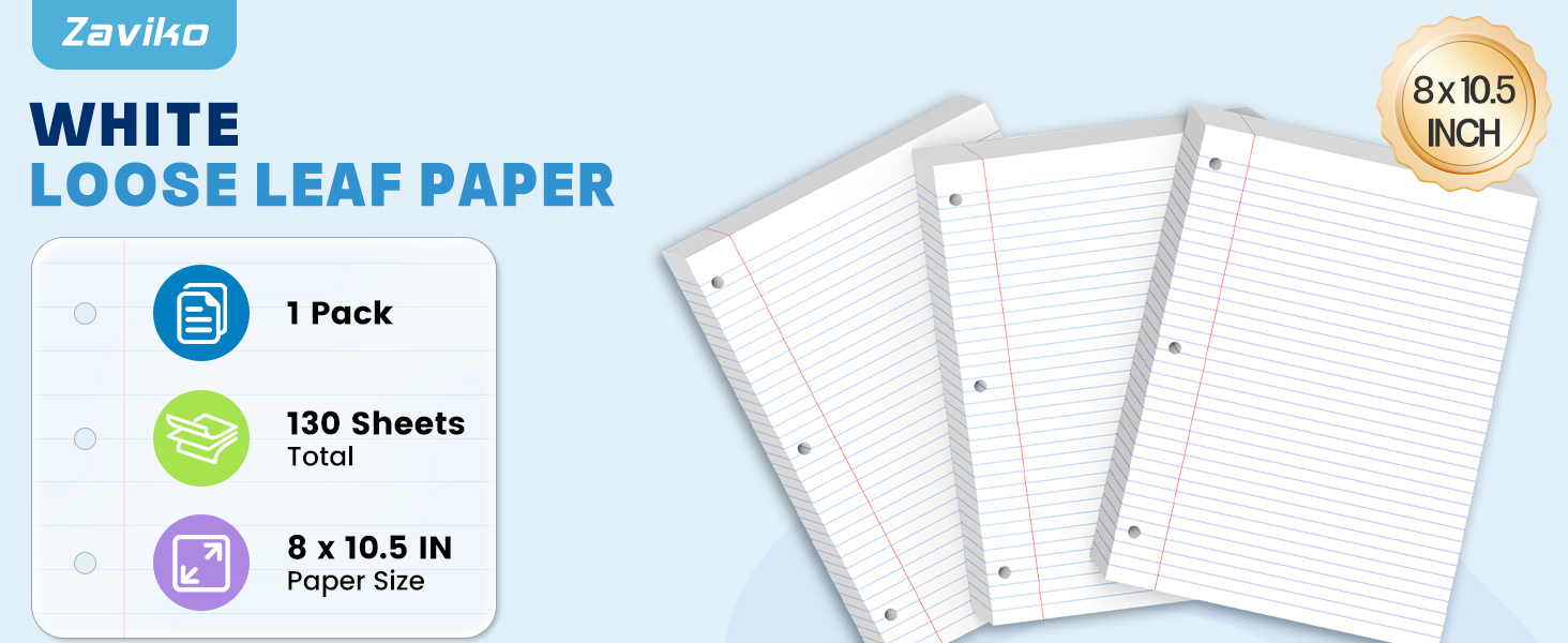loose leaf paer college paper
