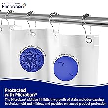 Microban_Medium Weight PEVA Shwr Liner_Treated_Frost