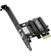 VIMIN 2.5G Base-T PCIe Network Card with Realtek RTL8125B - Transform PCIe Slot into 2.5G Etherne...