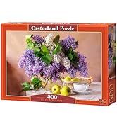 CASTORLAND 500 Piece Jigsaw Puzzles, Lilac Still Life, Flower Puzzle, Nature, Adult Puzzle