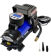 EPAuto 12V DC Portable Air Compressor Pump, Digital Tire Inflator