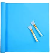 Oversize Silicone Craft mat(23.2 in x 15.6 in), Silicone Mats for Epoxy Resin Jewelry Casting Mol...