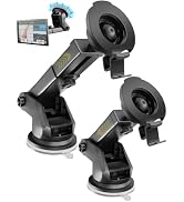 EWAY 2PCS for Garmin GPS Mount Bracket w/Extension Arm, Replacement Dash Ball Mount Holder for Da...