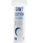 GWT Premium Cotton Rounds for Face, 100% Pure & Lint-Free Cotton Pads, Soft & Absorbent Makeup Re...