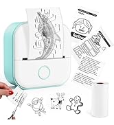 Memoking Print Pods Mini Printer - Sticker Printer Mini Thermal Printer T02 Sticker Maker Machine...