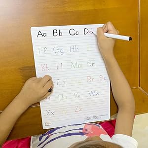 cursive handwriting board for kids/ toddlers/ preschooler/ kindergarten / home school