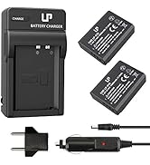 LP-E10 Battery Charger Pack, LP 2-Pack Battery & Charger, Compatible with Canon EOS Rebel T7, T6,...